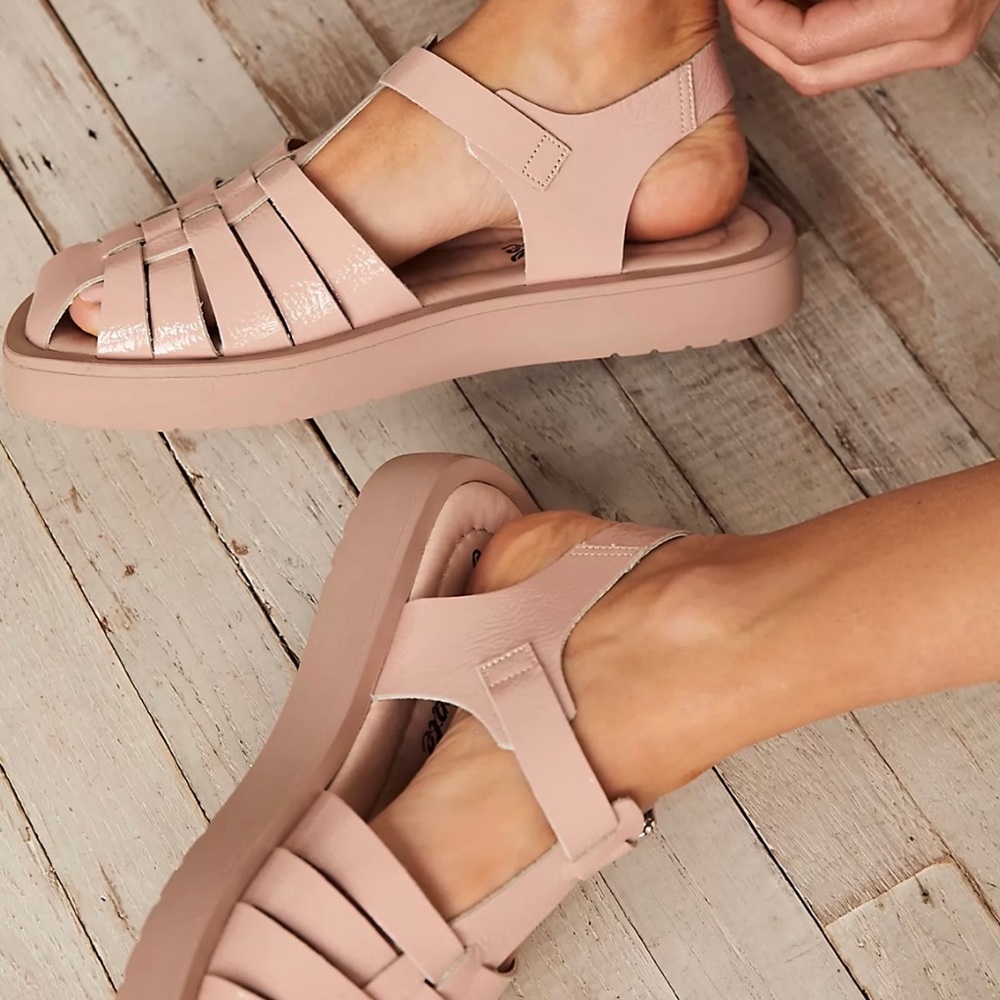 Free People Finn platform fisherman sandals size 38